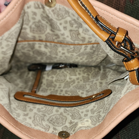 NWOT simply Noelle Gorgeous Large NEW BAG! Fawn beige - Picture 4 of 7